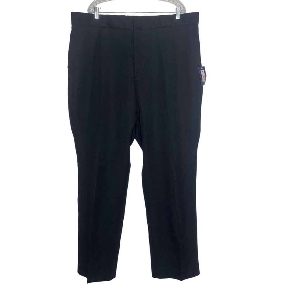 National Patrol Permanent Press Pants Size 44X32 Black New Soil Release